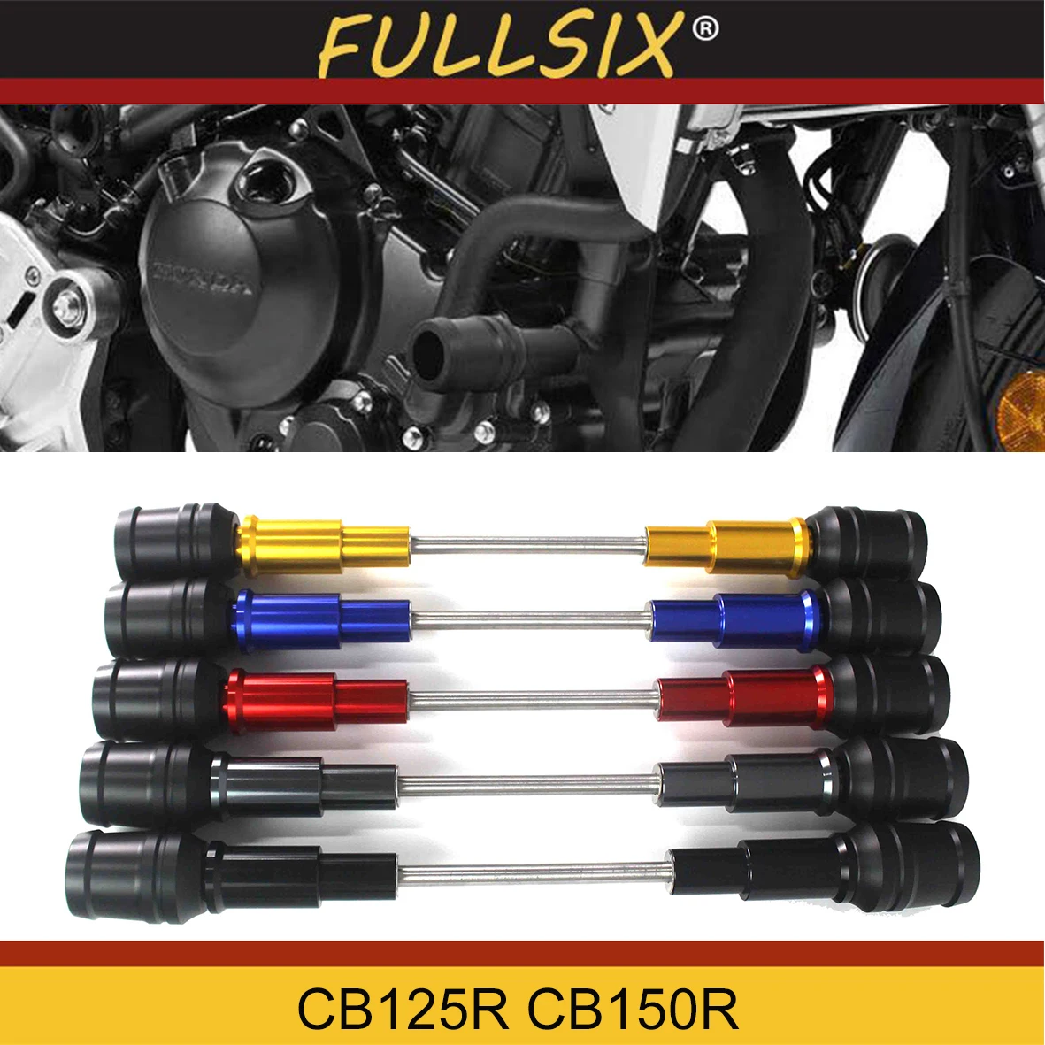 Слайдеры рамы мотоцикла для Honda CB125R CB150R 2017- 2019 CB150 R CB125 защита от падения |