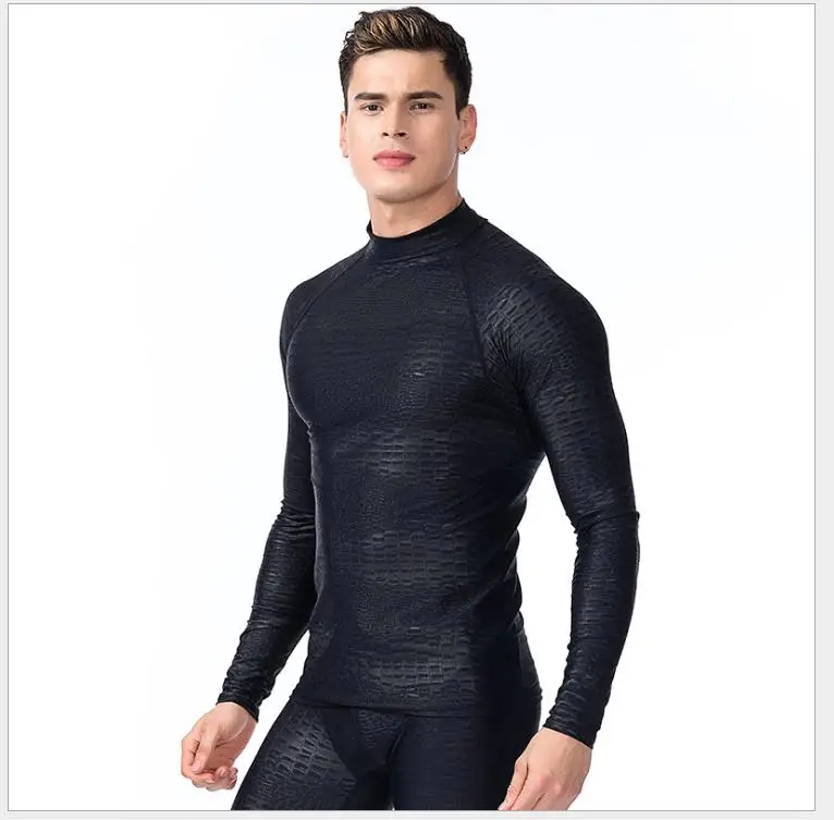 Мужской купальник Rashguard с длинным рукавом 3D-принтом | Спорт и развлечения