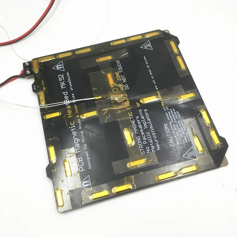 Funssor Prusa i3 MK3 кровать с подогревом и пружинная сталь Ultem 1000 PEI power coated стикер с двусторонним PEI текстурированный лист