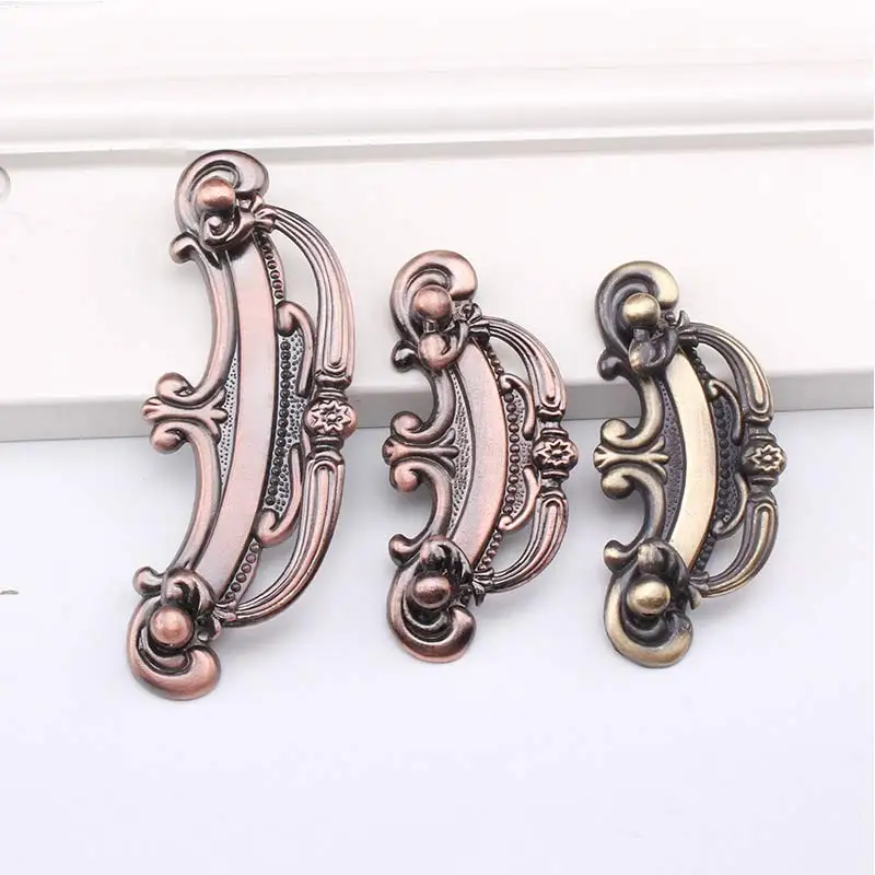 MEGAIRON Винтаж Кухня ручки шкафа ретро шкаф комода кольцо тянуть ручку мебельные