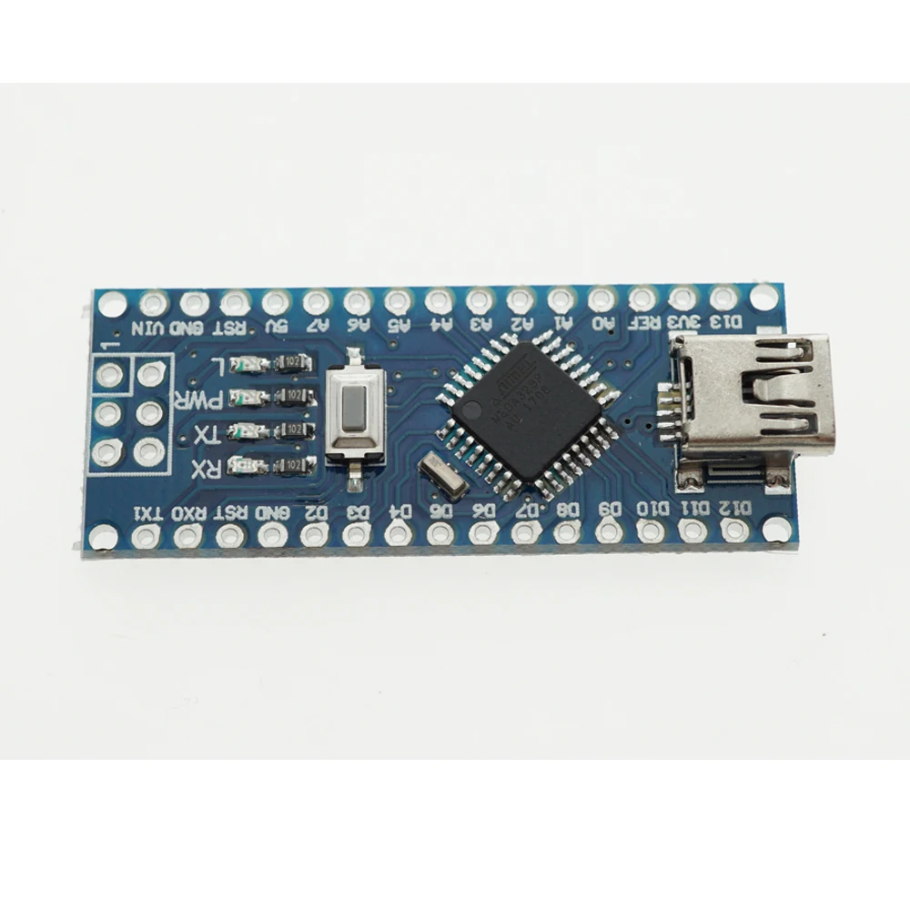 Nano V3.0 контроллер для Arduino ATMEGA328P оригинальный CH340 + USB кабель DIY стартовый набор