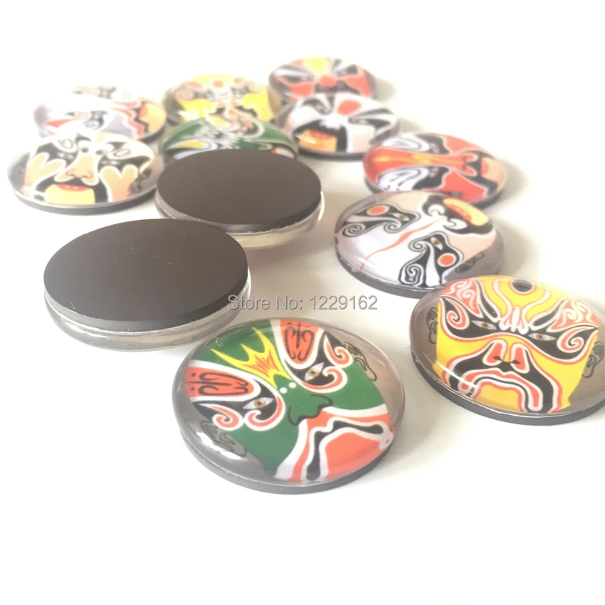 Бесплатная доставка (12 шт./лот) дизайн лица пекинской оперы магнит на холодильник