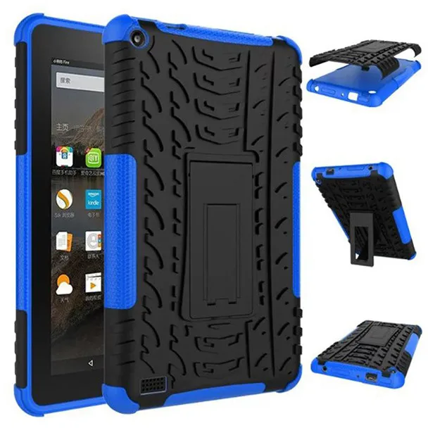 Чехол для Kindle Fire HD7 2015 резиновый противоударный Гибридный жесткий чехол