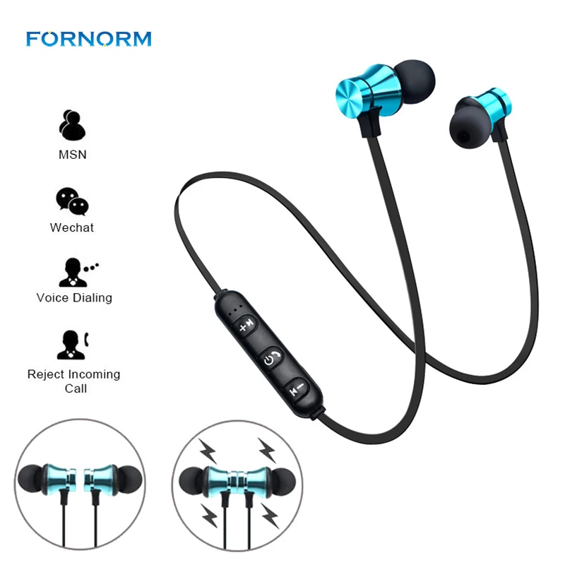 Магнитное притяжение Bluetooth гарнитура спортивные водонепроницаемые 4 2-дюймовые