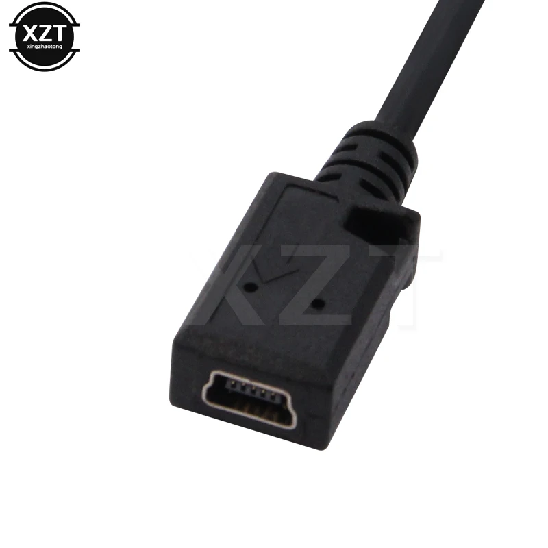 0 1 м 10 см мини USB разъем мама к Micro папа кабель адаптера для телефонов MP3