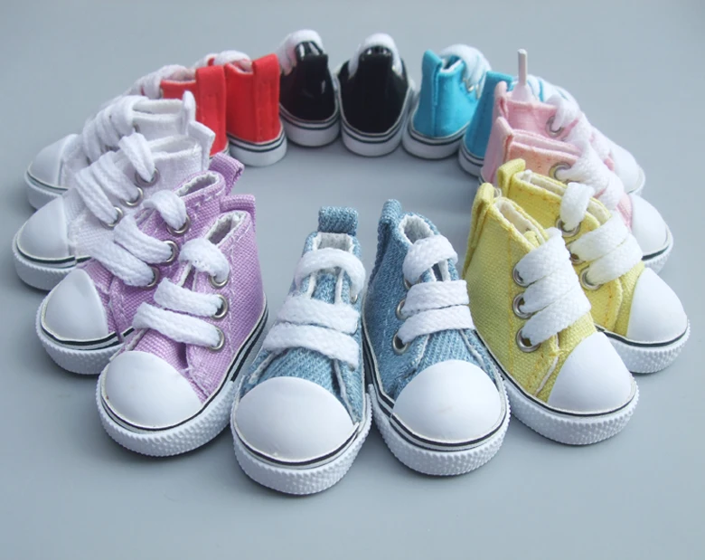 Парусиновая обувь для шарнирных кукол 1 пара 5 см|doll shoes|fashion doll shoesbjd shoes |