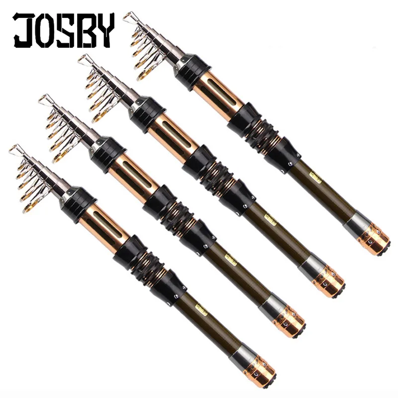 JOSBY 1 3 M 5 8 2 4 портативная телескопическая удочка из углепластика Ультралегкая