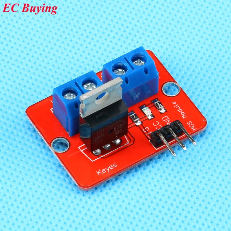 10 шт. модуль привода IRF520 MOS FET для Arduino MCU ARM 0-24 В | Электронные компоненты и