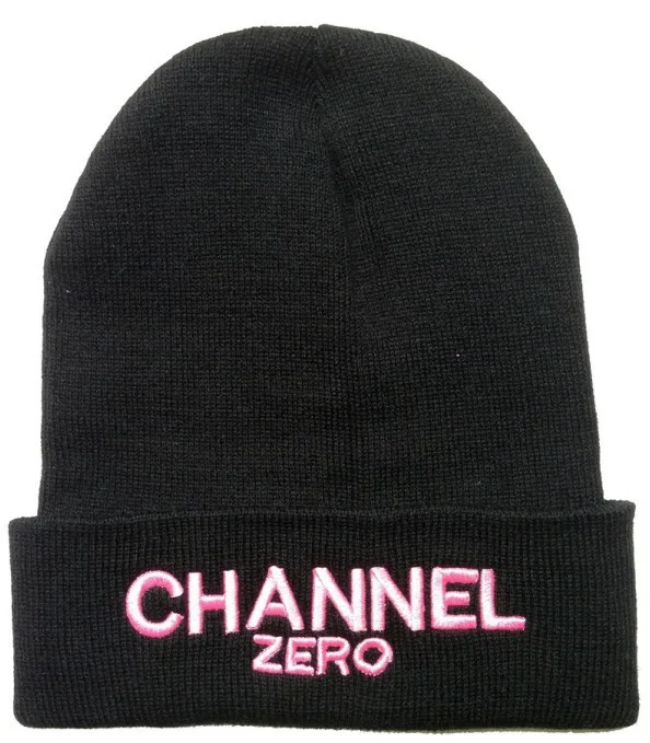 CHANNEL ZERO Beanie Hats 2 Colors Black 