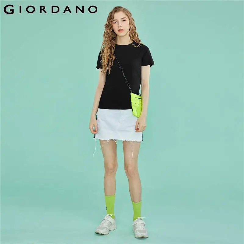 Dordano женская футболка с коротким рукавом и круглым вырезом, Camisetas Verano Mujer,, однотонная, женская футболка, эластичная, Camiseta Feminina