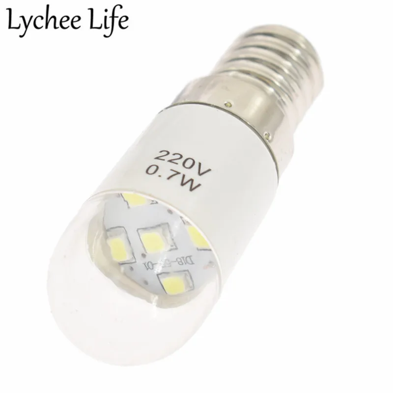 Lychee Life Универсальный светодиодный светильник 0,7 Вт 220 В Пластиковые алюминиевые детали швейной машины DIY Швейные машины ручной работы Заводские аксессуары