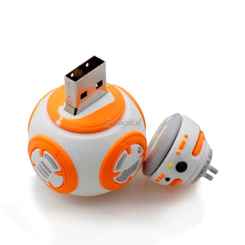Звездные войны BB-8 usb флэш-накопитель 32 ГБ Флешка 64 ГБ флеш-накопитель 128 МБ мультфильм USB флэш-карты памяти палка usb диск
