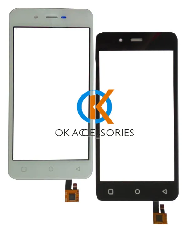 4.7 Inches For Micromax Canvas Spark Q380 Touch Screen Digitizer Black White Color With Tape 1PC/Lot | Мобильные телефоны и