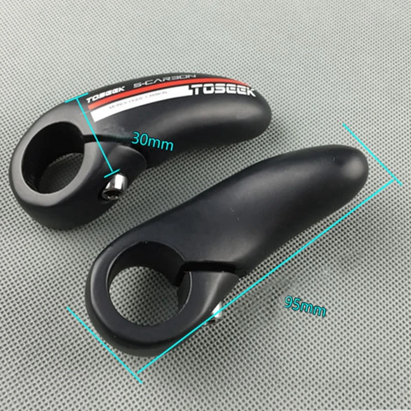 Велосипедный руль Toseek mtb эргономичный маленький вспомогательный из углеродного