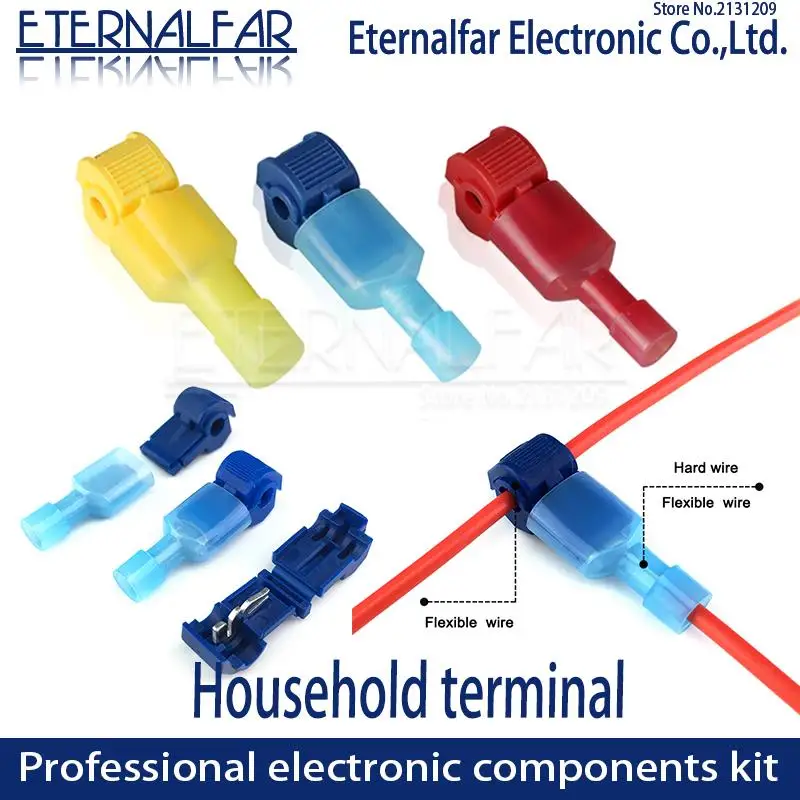 30 шт (15 комплект) провод кабельные разъемы терминалы обжимной Scotch замок быстро