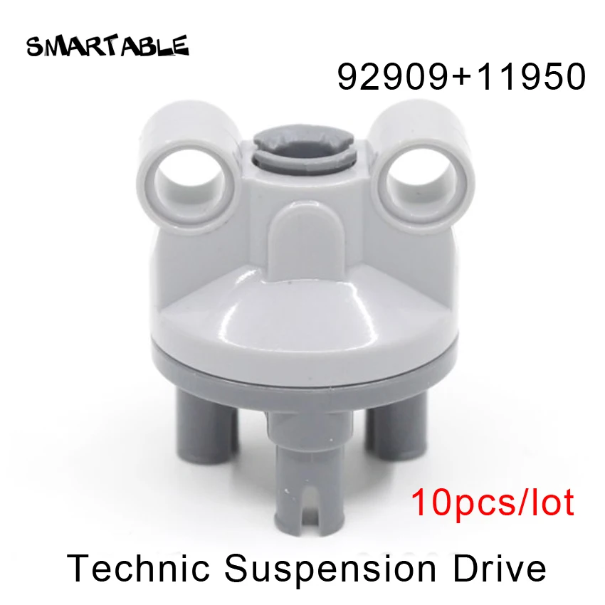 92909-11950-10pcs Smartable Technic подвеска привод комбинация строительный блок части игрушки Совместимые 11950/23801c01/35189/92908/92909 - Цвет: 92909-11950-10pcs