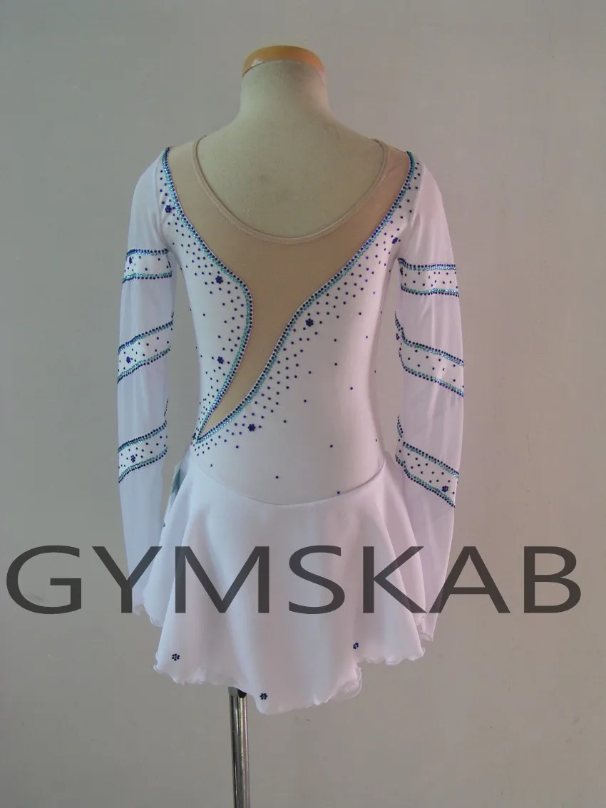 2018 New Style Figure Skating Dress Women's Girl's Customized Ice Long-sleeved Gymnastics Costume 6608 | Тематическая