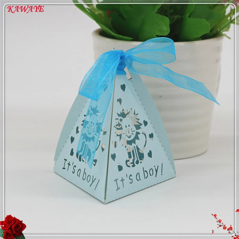 50Pcs Cartoon Lion Paper Candy Box Laser Cutting Gift Boxes For Festival Decoration Party Supplies Favor 5ZXT12 | Дом и сад