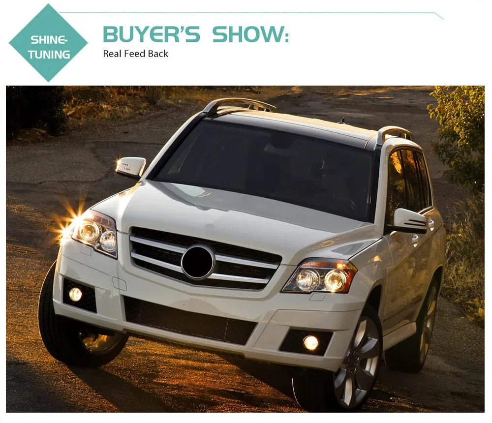 Высокое качество автомобиля Передняя Верхняя решетка гриль для GLK класса X204 A2048800883 2008-12 Гонки Грили хром Серебристая решетка