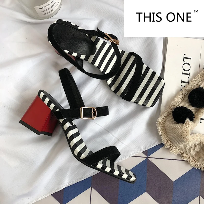 Сандалии-гладиаторы на высоком каблуке женские пикантные босоножки из замши и