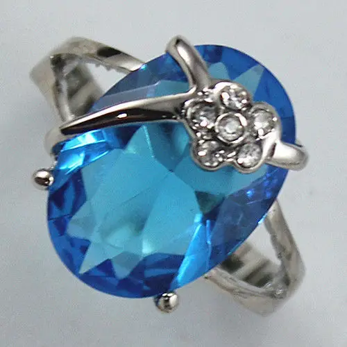 5 цветов! Изящное розовое/красное/фиолетовое/желтое/синее циркониевое кольцо с