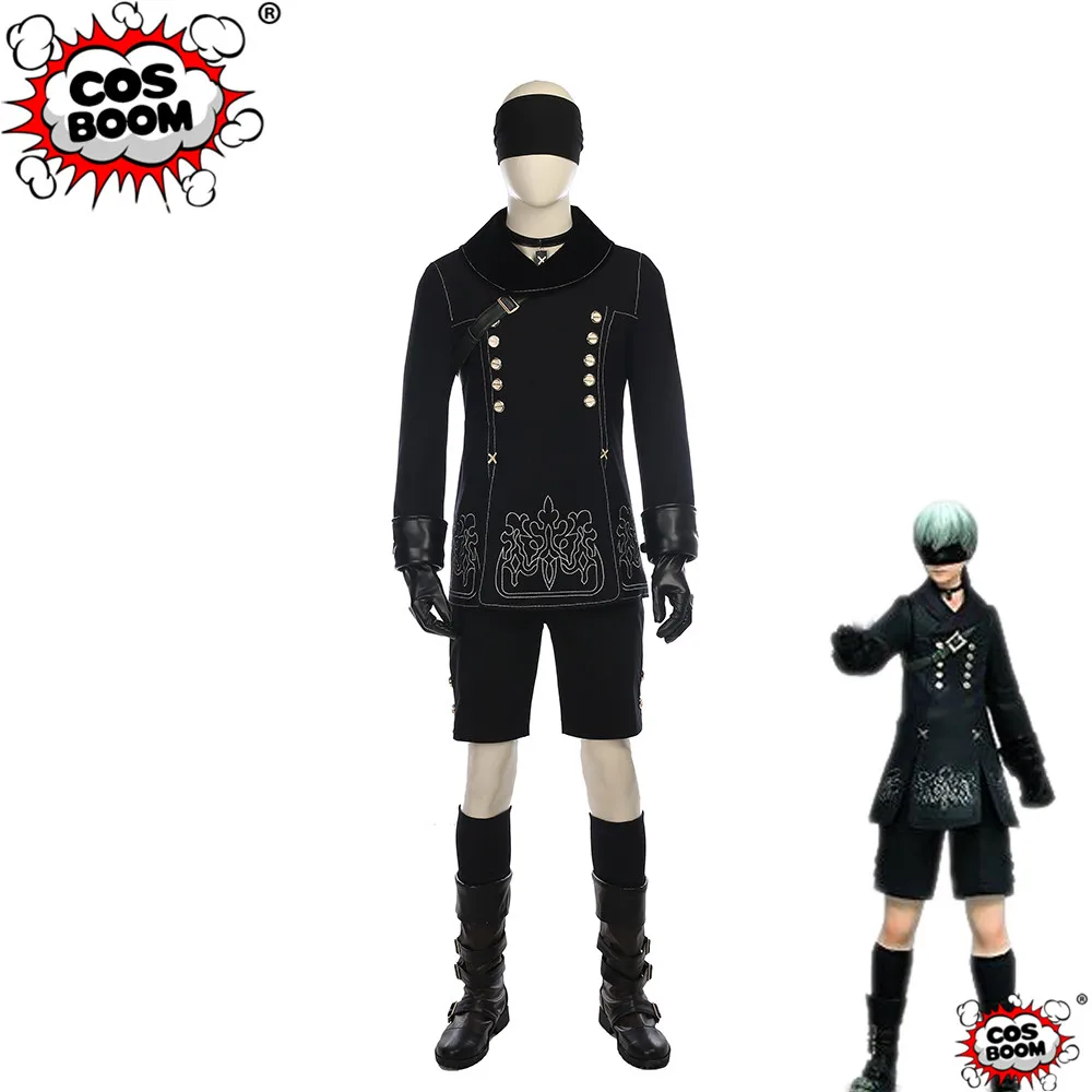 COSBOOM НИР: автоматы 9 S Косплэй костюм YoRHa № Тип Deluxe Для мужчин взрослых Игра Наряд
