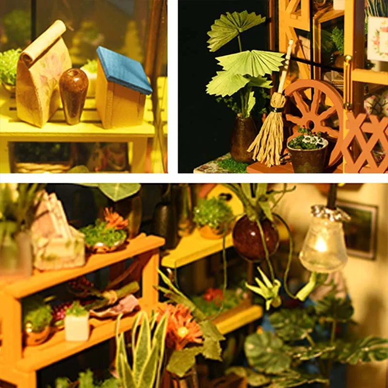 DIY Миниатюрный Кукольный домик Реалистичные 3D деревянные кукольные домики
