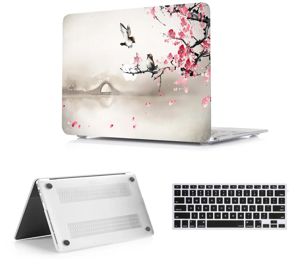 Жесткий чехол для ноутбука Apple Macbook Pro 13 3 15 4 Retina 12 дюймов Air 11 корпус Сенсорная
