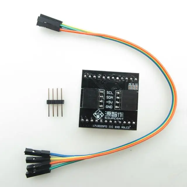 Двухцветный СВЕТОДИОДНЫЙ Матричный мини экран I2C IIC Communication 8X8 может быть выполнен