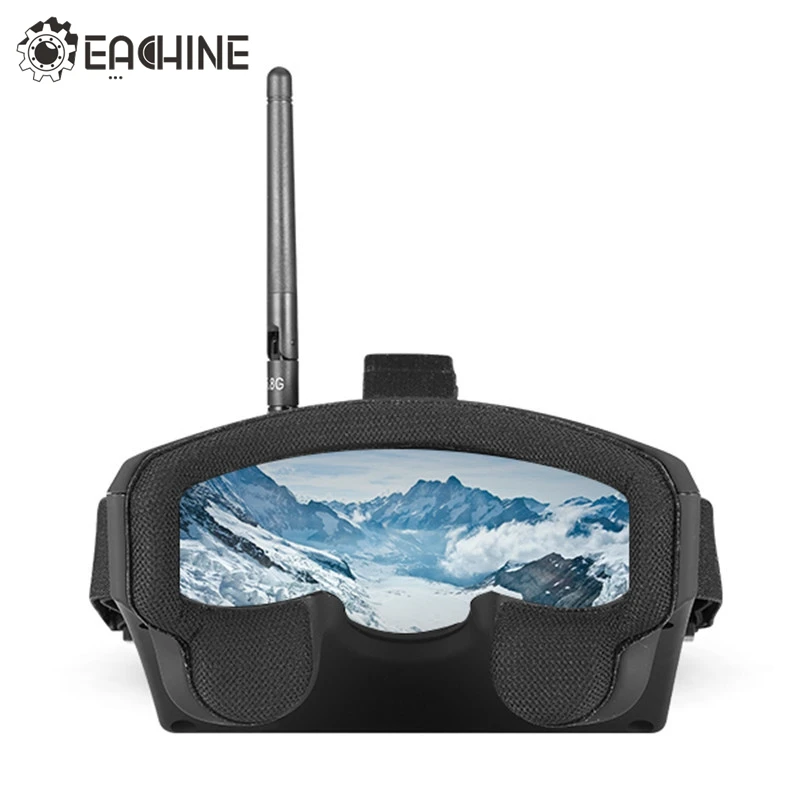 Eachine EV800 5 дюймов 800x480 8G 40CH Raceband авто-поиск FPV Goggle со встроенным аккумулятором для