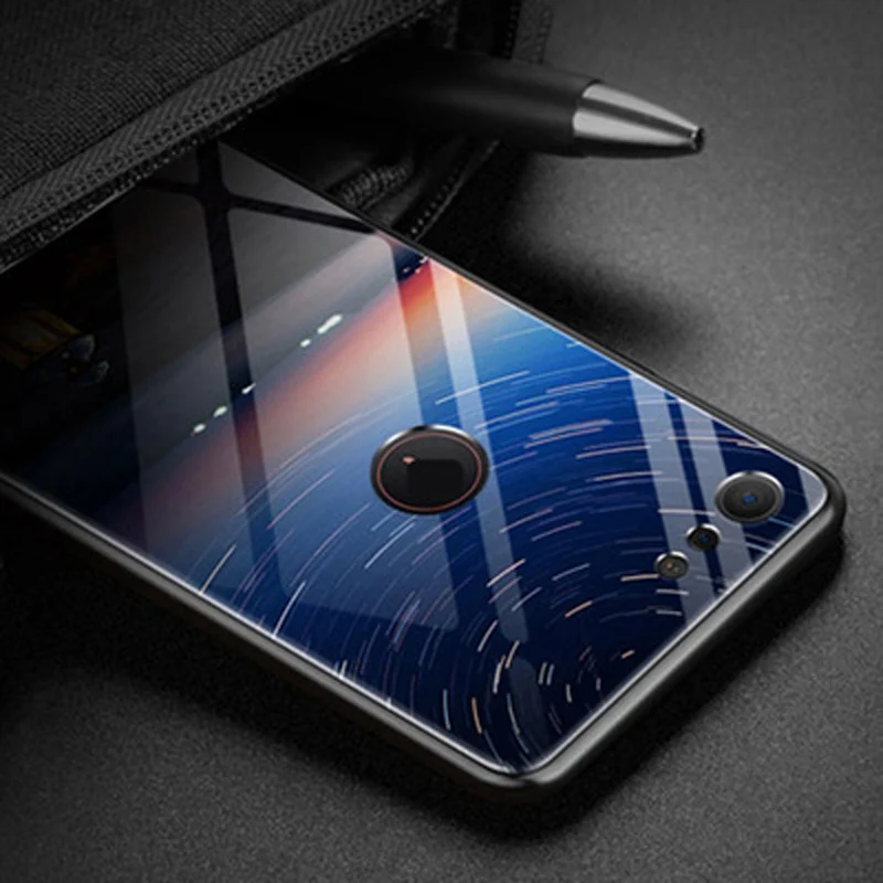 Чехол для Smartisan Nut U3 pro из закаленного стекла + Мягкая силиконовая задняя крышка U3Pro