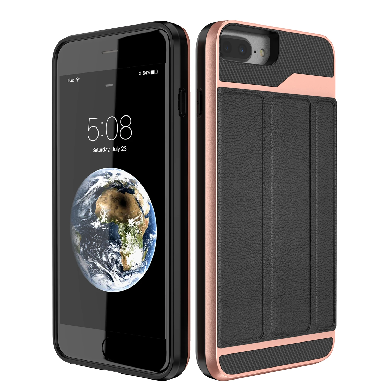 Чехол для iPhone 8/8 Plus с держатель карт WEFOR чехол-кошелек отделением кредитных Тонкий