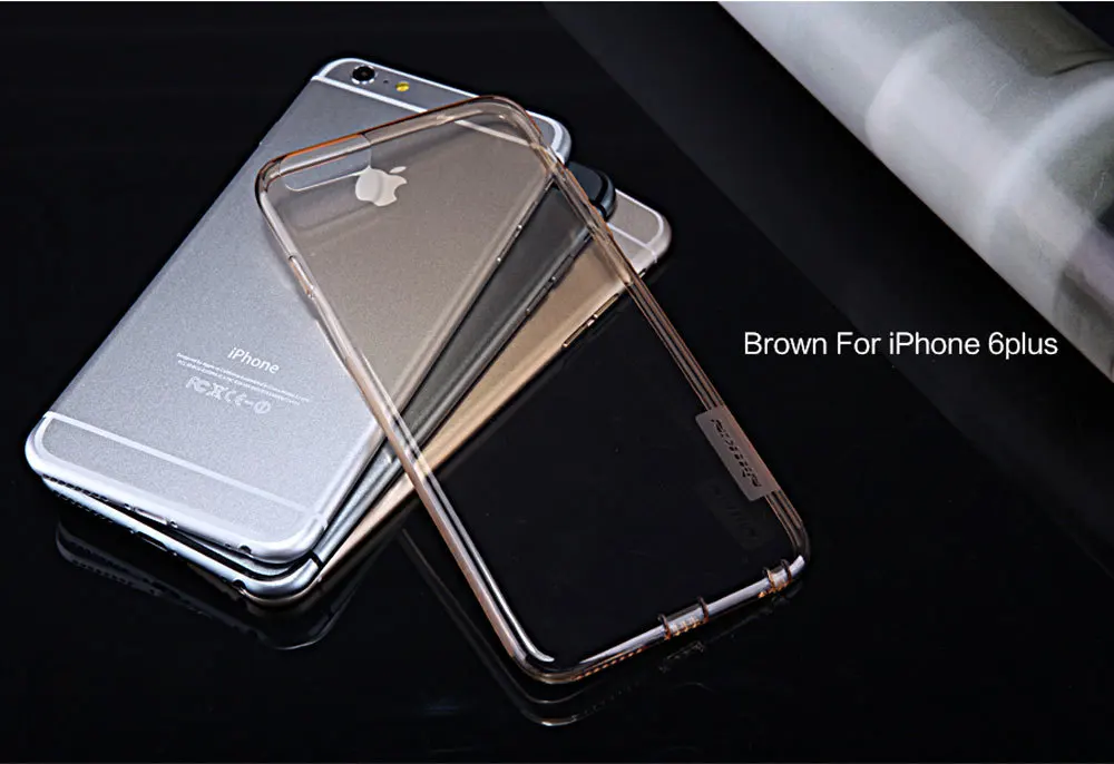 Для iPhone 6 iPhone 6S Plus чехол NILLKIN Ультра тонкий прозрачный мягкий Силиконовый ТПУ чехол для телефона s чехол для Apple iPhone 6 plus