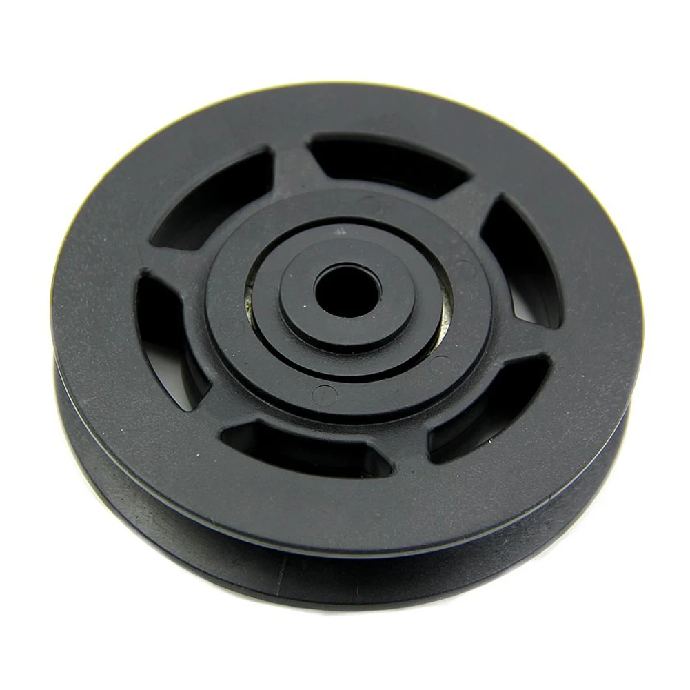 

95mm Black Bearing Pulley Wheel Cable Gym Equipment Part Wearproof