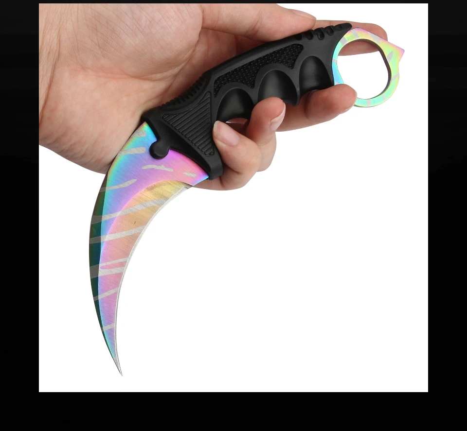 JelBo Karambit нож с оболочкой портативный карманный нож лезвие из нержавеющей стали Складной нож инструменты для охоты