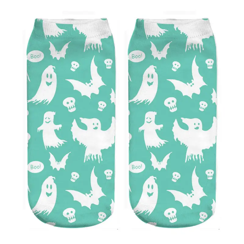 Носки с 3d цифровым принтом бегущая цыпленка Хэллоуин жесты и эмоции оптовая