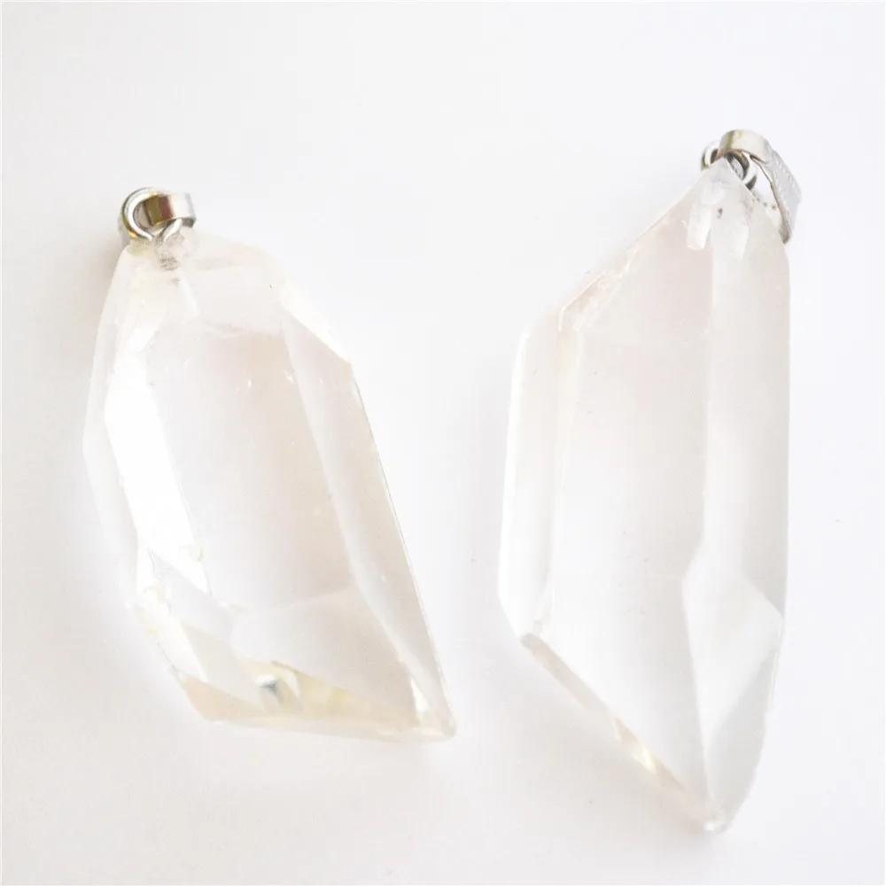 Лидер продаж! Модные подвески и ожерелье из натурального камня с прозрачными