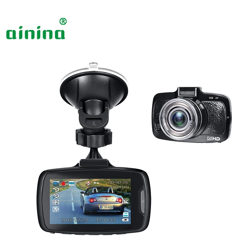 Автомобильный видеорегистратор Ainina Full HD 1080p Novatek 96650 камера ночного видения 2 7