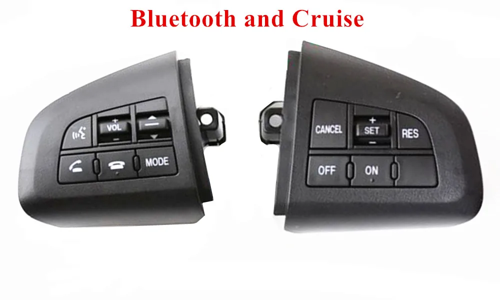 bluetooth buttons Рулевое колесо Кнопка для Mazda 3 CX-5 CX-7 переключатель стандартными кнопками или bluetooth кнопка переключения звука и режим отключения звука автомобильные аксессуары - Цвет: bluetooth buttons