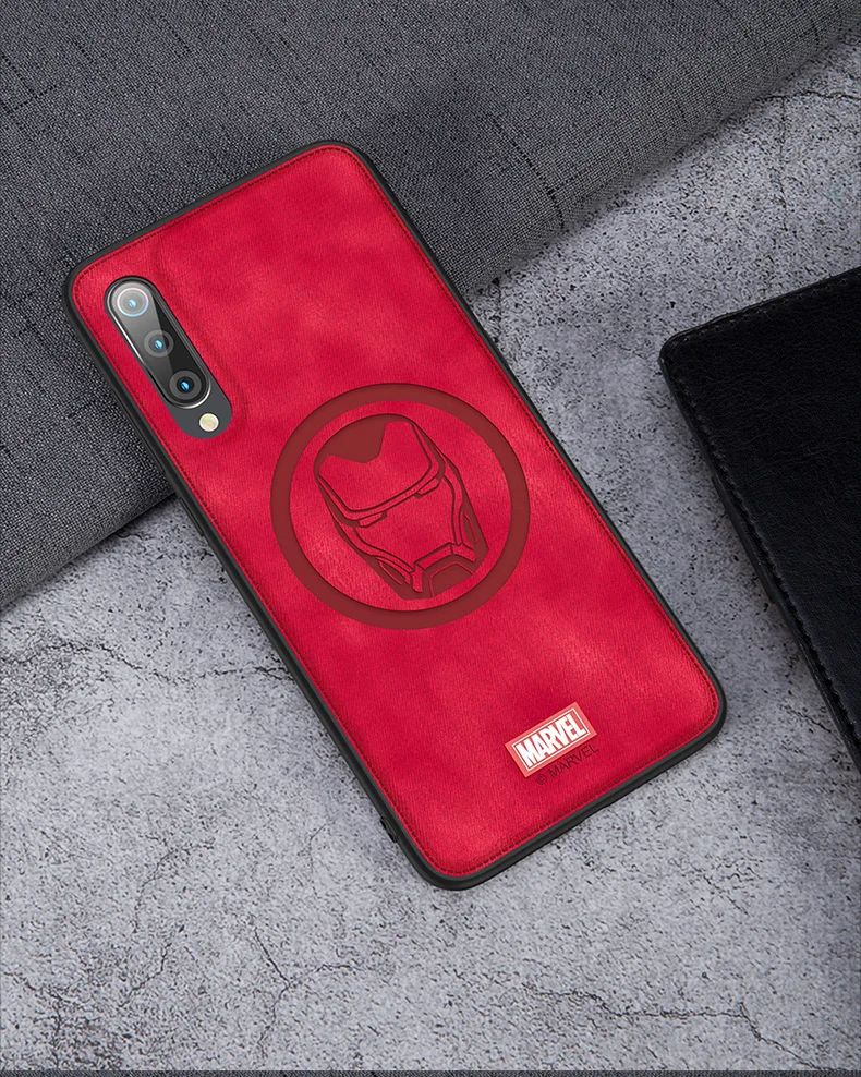 Марвел Тор телефонные чехлы для Xiaomi Mi 9 9 se Человек-паук задняя крышка Железный человек ткань противоударный Капитан Америка Coque
