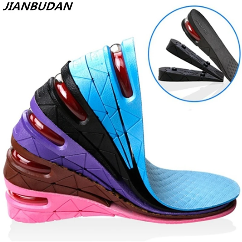 1 пара стельки для увеличения роста мужчин и женщин|height increase insole|sport shoe padinsoles men |