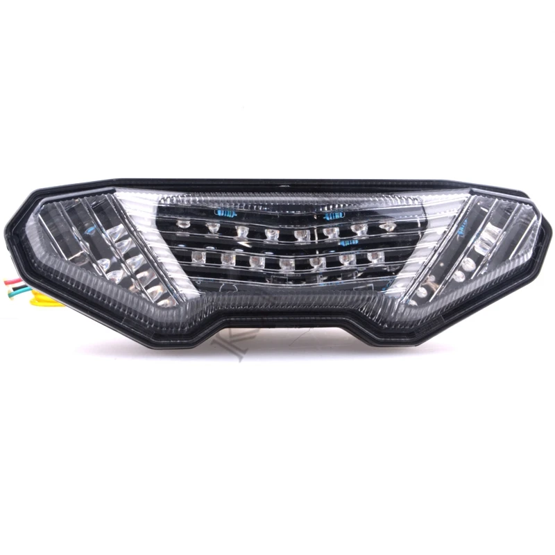 Мотоцикл Встроенный СВЕТОДИОД Задний Фонарь BrakeLamp + LED Поворотник Световой