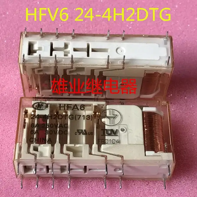 

Реле HFV6 24-4H2DTG HFV6-24-4H2DTG HFV6 244H2DTG DIP14 2 шт./лот