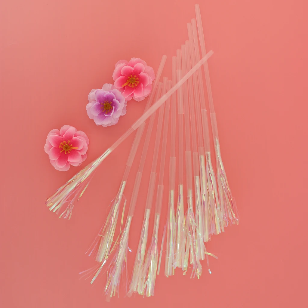 12 шт. фейерверк одноразовые питьевые соломки креативные красочные Радуга