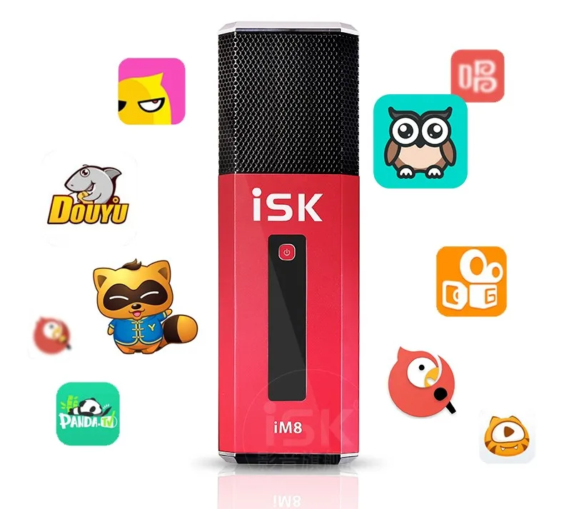 ISK iM8 USB Профессиональный Большой диафрагменный микрофон для прямой трансляции со