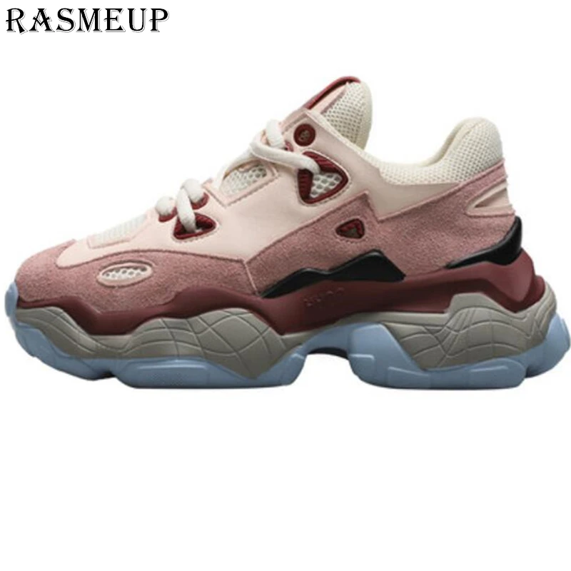 RASMEUP/женские кроссовки из натуральной кожи; коллекция года; модные весенние женские кроссовки на платформе; женские кроссовки; женская обувь