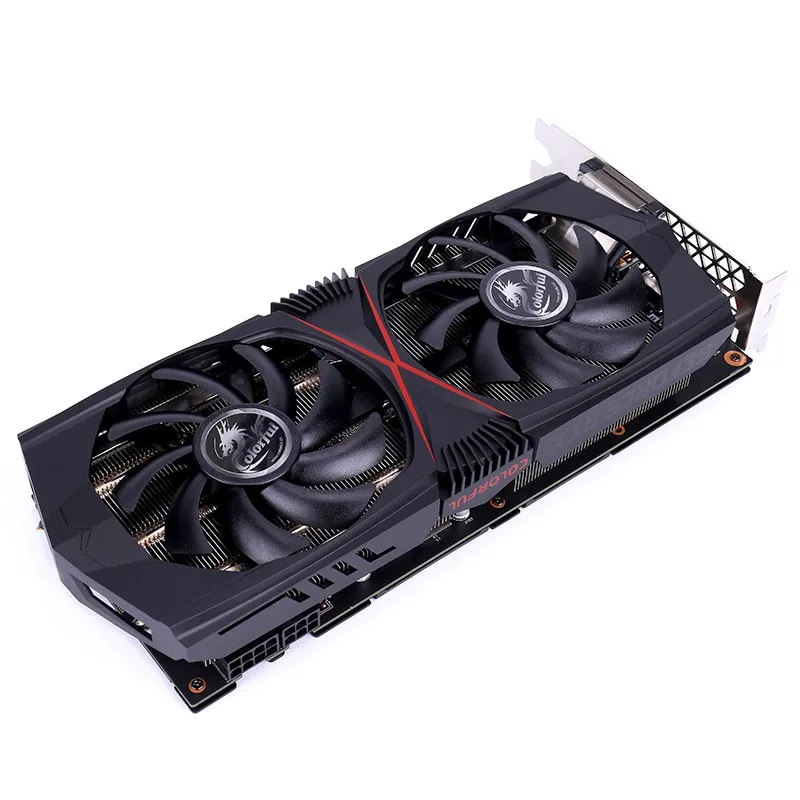 Цветная игровая видеокарта GeForce RTX 2070 GT 8GB GDDR6 TU106 с чипом 2304 CUDA 1620Mhz Boost Clock 256bit