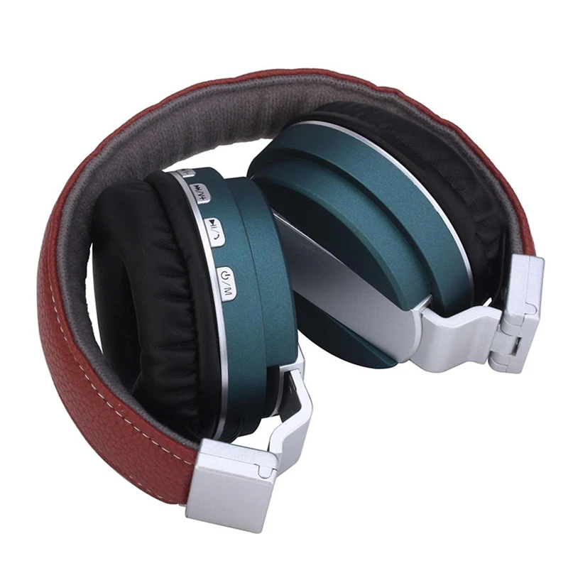 BT-008 Беспроводная гарнитура наушники кожаные наушники Bluetooth Складные HIFI микрофон FM карта памяти беспроводная гарнитура PK Beats