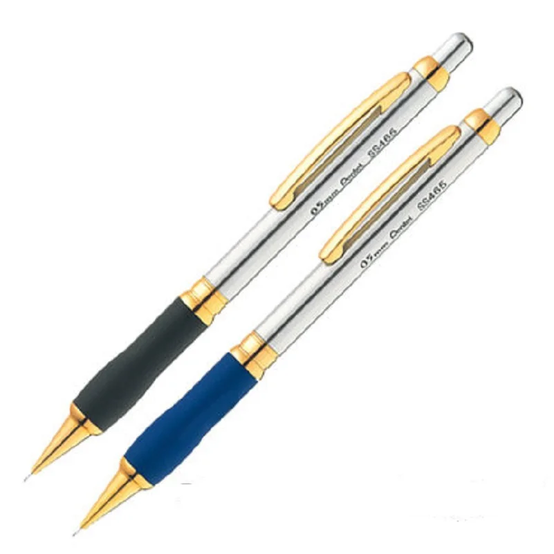 Классические механические карандаши Pentel metal rod 0 5 мм 2 шт./лот | Канцтовары для