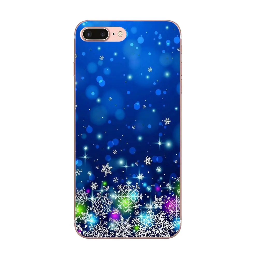 Рождественский снежинка олень на новый год для Huawei P7 Honor 4C 5A 5C 5X 6 6C 6A 6X 7 7X 8 9 V8 V10 Y3II